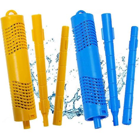 Lot de 2 cartouches de bâtonnets minéraux pour spa, bleu et jaune. (1/5)
