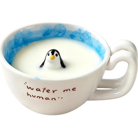 Tasses Mignonnes 350ml Tasse Animale Céramique Canard Café Thé Mug Anniversaire Fête Maison Bureau Restaurant Maman Amie Sœur (1/5)