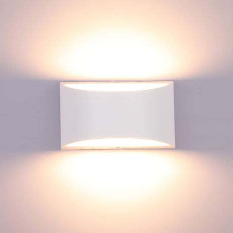 Dimmbare LED-Wandleuchte mit 12 Watt für Schlaf- und Wohnzimmer, warmes Licht mit nach oben und unten gerichteter Beleuchtung, modernes Design (1/5)
