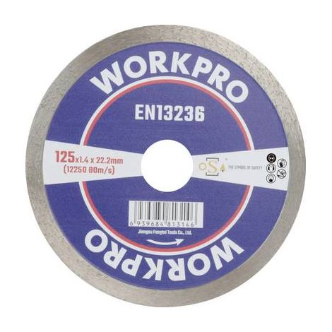 Disco de corte diamante WorkPro gsoscr-2 125 mm duradero