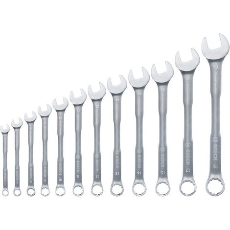 Bosch Ring-Maulschlüssel-Set, 6-19 mm 12-tlg. - 1600A03AH4 (1/5)