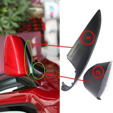 Suitable for Mazda 6 Atenza 2014-2016: lower cover and base cover of the left-hand side mirror (1/5)