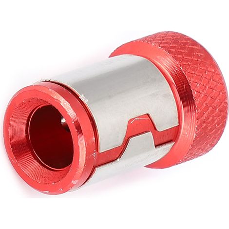 Lot de 5 anneaux magnétiques antidérapants pour tournevis, en alliage d'aluminium (rouge) (1/5)