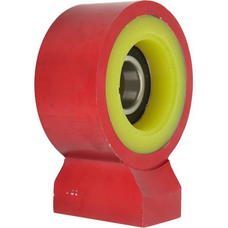 Support robuste d'arbre de transmission en aluminium et PU rouge, remplacement durable pour Chevy Impala Belair, roulement caoutchouc haute résistance (1/5)