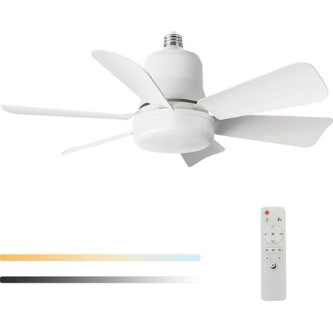 Lampe Ventilateur Plafond,Luminaire Ventilateur Plafonnier,Lustre Ventilateur de Plafond,Ventilateur de Plafond Silencieux Avec Lumiere et Telecommande,Ventilo Plafond Avec Lumière