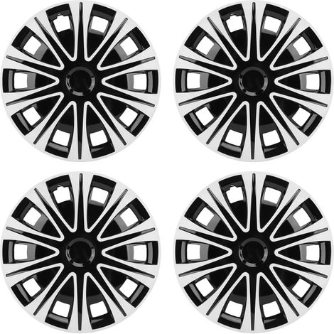 Enjoliveurs, Lot de 4 Enjoliveurs de Roue, Enjoliveur de Roue de 17 Pouces, Couvre-jante Universel de Remplacement, Matériau ABS, Résistant aux Chocs (1/5)