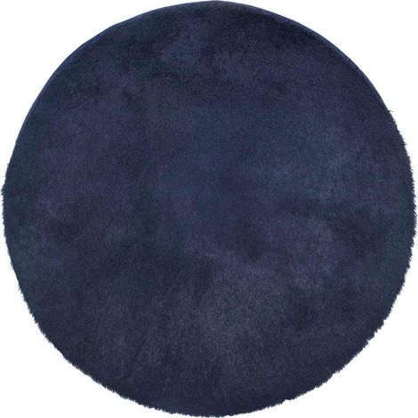 Maison Exclusive - Tapis shaggy à poils longs NAVARRA bleu marine 200x200 cm