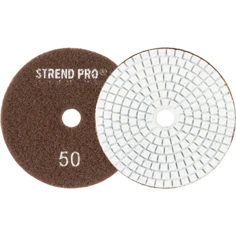 Scheibe Strend Pro Premium P50, 100 mm, Polierscheibe, Diamant, Klettverschluss