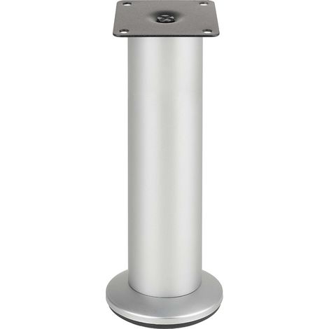 FS001 Pata de mueble ajustable de 200 mm, cromo mate SANS MARQUE