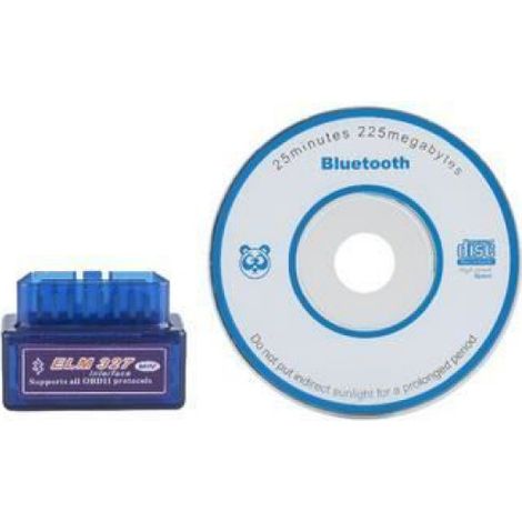 ELM327 V2.1 Super Mini Bluetooth OBD2 – Outil d'analyse sans fil compatible OBD-II (1/3)
