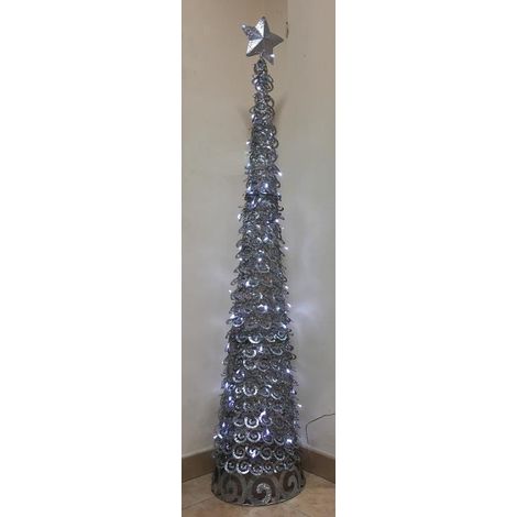 Decorazione Casa Natalizia Albero di natale con luci 120 cm (1/2)