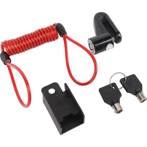 Kit antivol de roue de frein à disque en alliage d'aluminium pour trottinette électrique M365 Pro, noir. (1/5)