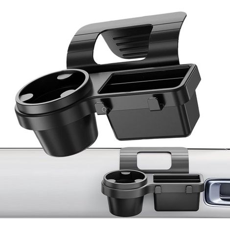 Getränkehalter für die Autotür Organizer für Autotürzubehör mit Getränkehalter Handyhalterung mit Haken zur Aufbewahrung von Autozubehör und (1/5)