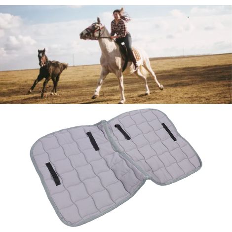 [Manta para silla de montar] [105] [Manta para silla de montar transpirable y cómoda - 107 x 65 cm - Fabricada en algodón y percal - 552 g] (1/5)