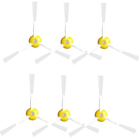 Accessoires pour aspirateurs iRobot : brosses latérales de remplacement pour les modèles Roomba 900, 800, 700 et 600 (séries 800 et 900) : 0, 614, 650, 665, 671, 675, 690 et 694 (lot de 6). (1/5)