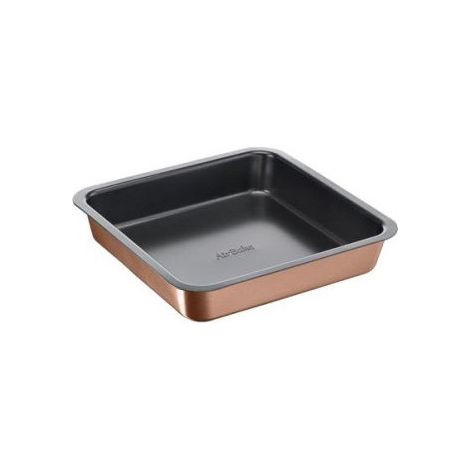 Moule à cake carré Tefal Airbake 23X23 cm Anti-adhésif Acier Marron