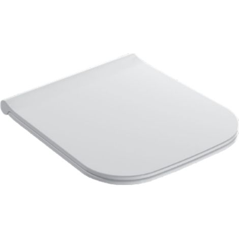 Abnehmbarer Duroplast-Toilettensitz 41,5 x 36,9 cm Globo Stone ST024 Verlangsamte - Weiß - Globo BI (1/3)