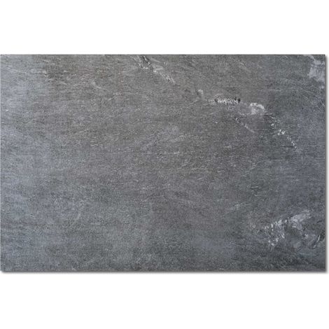 Carrelage effet Pierre Quartzite Grise 90x60x2 cm Pietra - Sol extérieur (vendu par 0,54 m² soit 1 dalle) - RO'MA CARRELAGE