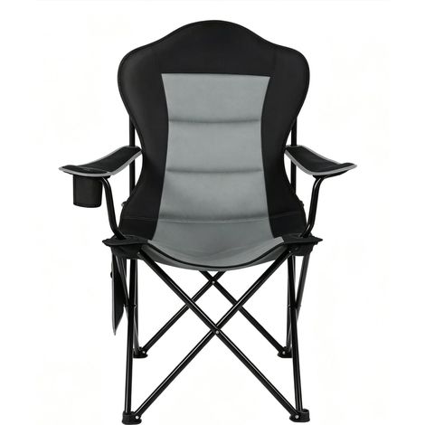Silla plegable de camping con portavasos, Oxford 600D y tubo de hierro (1/5)