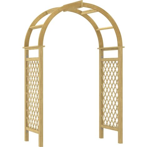 Maison Exclusive - Arco con Traliccio 141x97x243 cm in Legno di Pino Impregnato