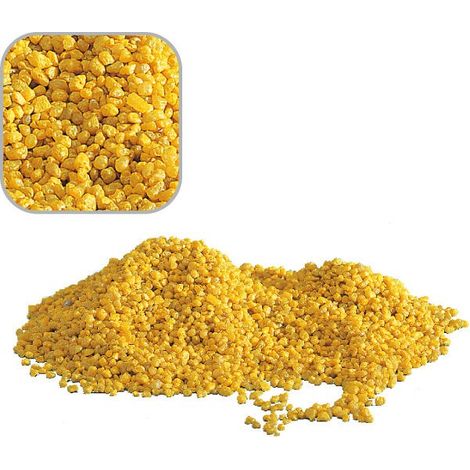 20 Kg gelben Quarzkies Premium Qualität 2-3 mm Bodengrund Aquarium Kies