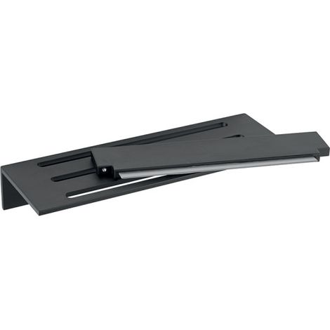 Etagère de douche murale avec raclette BlackMat FILO - CRISTINA ONDYNA CE11113