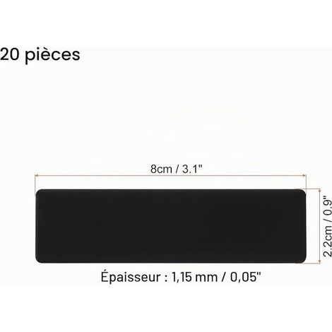 Metal Name Plate Aluminium Sticker Sign (1/3)