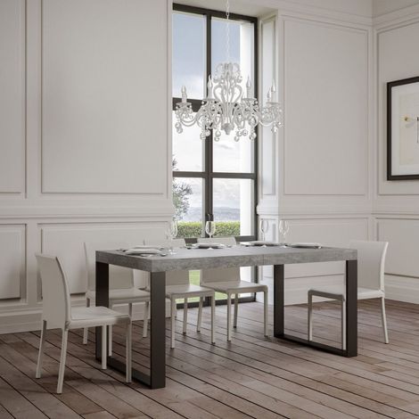 Tavolo TECNO 90X160 Cemento allungabile a 264 cm (1/2)