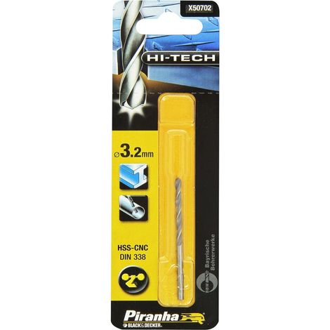 BLACK&DECKER - PUNTA PER TRAPANO HSS-R 3.2MM