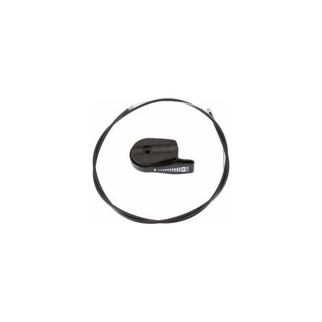 Câble d'accélérateur tondeuse Commande accélération 65", universel, compatible GXV160 Propriétaires de tondeuses à gazon (1/4)