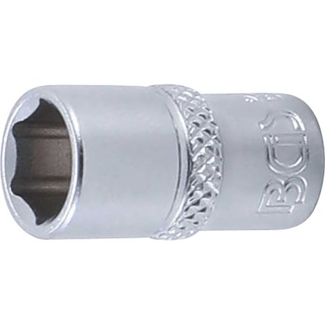 BGS Steckschlüssel-Einsatz Sechskant Antrieb Innenvierkant 6,3 mm (1/4") SW 9 mm - 2481