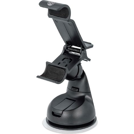 Auto Handyhalterung Universal KFZ Halterung Clip Klammer Rutschfest 360 Grad Rotation Starke Haftung Länge 7 cm für Smartphones GPS-Geräte in Schwarz