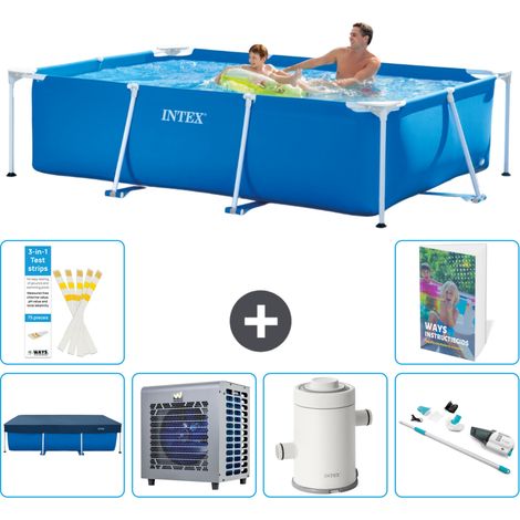 Intex Piscine Tubulaire Rectangulaire - 260x160x65 cm - 7-pièces S25 (1/5)