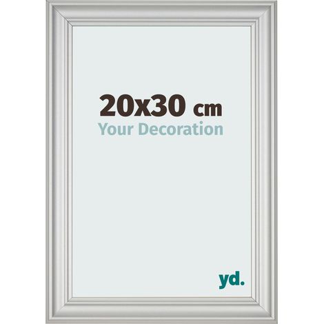 yd. - Cadre photo 20x30 - Argent Mat - MDF - Lazio