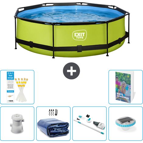 Exit Pool Rund - 300x76 cm - 7-teilig S204