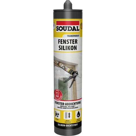 Soudal Fenster-Silikon transparent 300 ml Dichtmaterialien