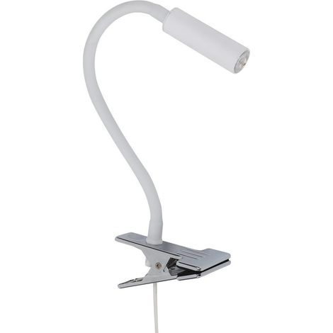 Lampe de bureau à pince blanche Lagos 16024 TK Lighting (1/5)