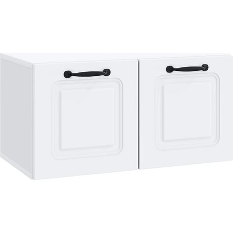 Wall-Mounted TV Cabinet White 59.5 x 31 x 30 cm Engineered Wood vidaXL