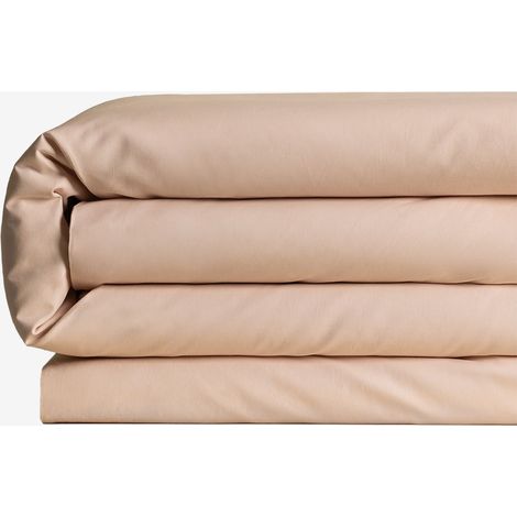 SKLUM Bettbezug aus 180-Fäden-Perkal-Baumwolle für 90 cm Bett Agassi Helles Pfingstrosa                             Bett 90cm (150 x 220 cm)     