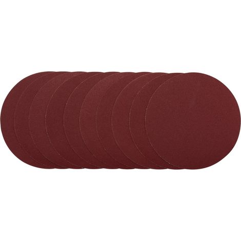 Sanding Discs, 200mm, 120 Grit (Pack of 10) (10233) (1/2)