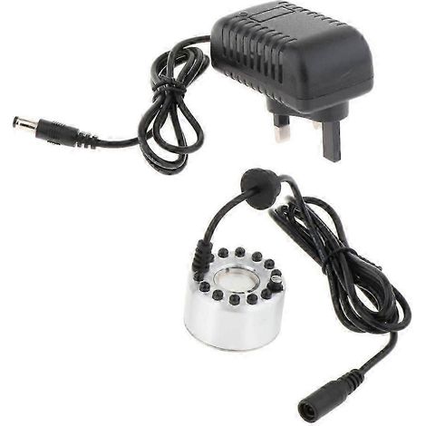 Nebelmaschine mit Zerstäuber und Luftbefeuchter, 12 LEDs, 220 V, robust, ideal für Halloween (1/5)