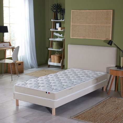 Matelas en polylatex 80 kg/m³ H 21 Fabrication Française 90 x 200