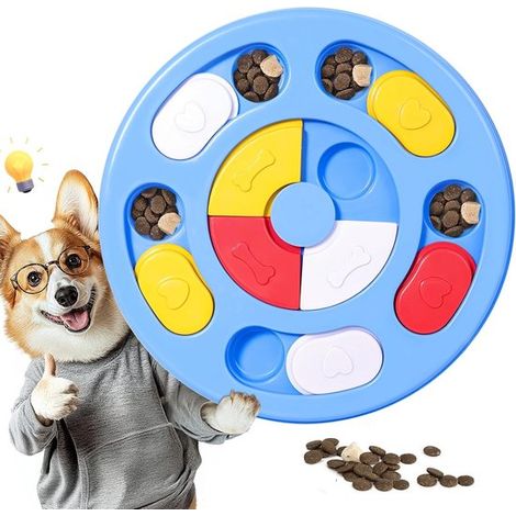 Juguetes interactivos para perros y cachorros: comedero inteligente y juego de actividades (1/5)