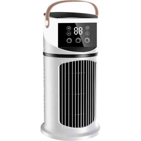 Condizionatore d'aria portatile,Raffrescatore personale,Controllo rapido della temperatura,Nebulizzazione continua,Serbatoio da 600 ml,Bianco (1/5)