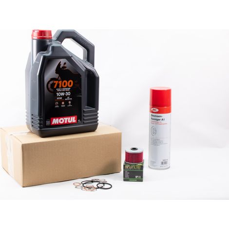Kit Entretien Vidange Standard pour HONDA CBR 300 R de 2014 à 2017 - MOTUL 7100 10W30 4L
