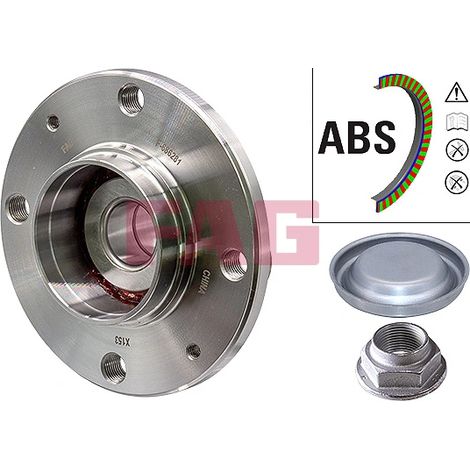 Kit de roulements de roue FAG 713 6308 20 CITROËN 374874