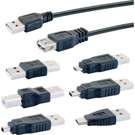 Schwaiger USB 2.0 Verlängerungskabel [1x USB 2.0 Stecker A - 1x USB 2.0 Buchse A] CAUSET 531 1.5 m (1/5)