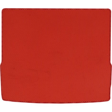 Alfombrilla de maletero de EVA para Ford Focus II Kombi (2004-2011), revestimiento tipo panal - ROJO (1/5)