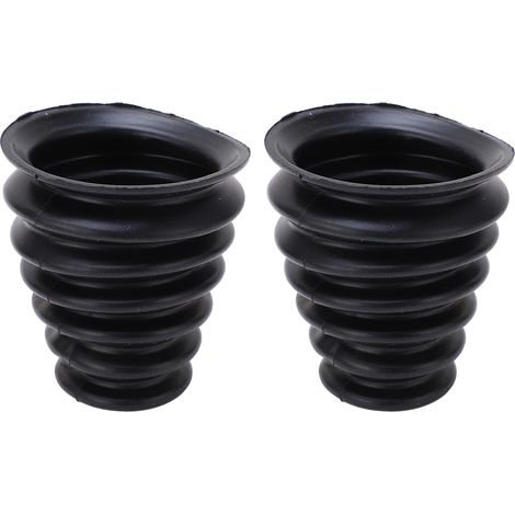 2 Stück Gummi-Bohrhammer-Staubabscheider, flexible Staubabsaugung, staubdicht, schwarz (1/5)