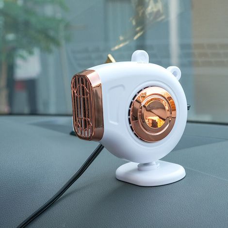 Chauffage de voiture - Chauffage de voiture 12 V, ventilateur de voiture, chauffage rapide d'hiver, 14 x 11 x 6,5 cm. YMYNY